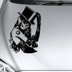 Aufkleber Sugar Skull Lady Catrina Tag der Toten mexianischer Feiertag Dia de los Muertos Ehre Feiere das Gedenken der Toten