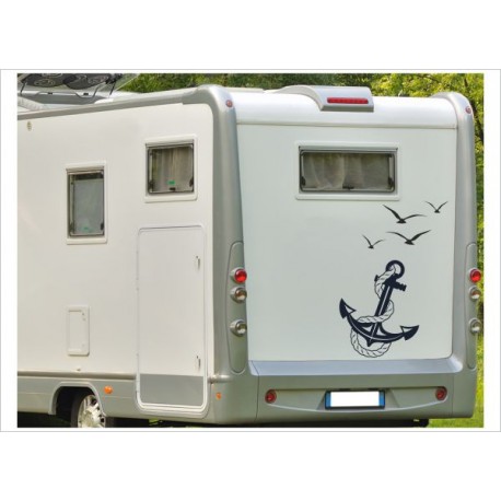 Wohnmobil Wohnwagen Caravan Camper Woma Anker Tau Möven Vögel Vogel Leben