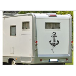 Wohnmobil Aufkleber WOMA  Wohnwagen Caravan Camper Woma Anker Tau Seil Möven