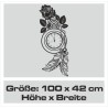 Aufkleber Auto Motorhaube Car Style Tuning Drache Tribal Dekor Rosen Blumen Schmetteringe Tattoo´s Fun Comic Flower Tiere