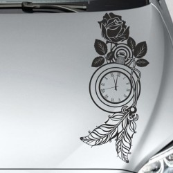 Aufkleber Auto Motorhaube Car Style Tuning Drache Tribal Dekor Rosen Blumen Schmetteringe Tattoo´s Fun Comic Flower Tiere