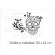 Seitenaufkleber Aufkleber SET Auto Car Style Tattoo Tribal  Mexican Sugar Skull Totenkopf Dekor
