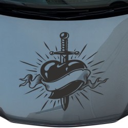 Aufkleber Auto Motorhaube Car Style Tuning Drache Tribal Dekor Rosen Blumen Schmetteringe Tattoo´s Fun Comic Flower Tiere