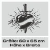 Aufkleber Auto Motorhaube Car Style Tuning Drache Tribal Dekor Rosen Blumen Schmetteringe Tattoo´s Fun Comic Flower Tiere