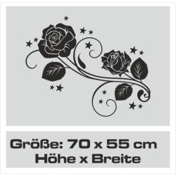 Aufkleber Auto Motorhaube Car Style Tuning Drache Tribal Dekor Rosen Blumen Schmetteringe Tattoo´s Fun Comic Flower Tiere