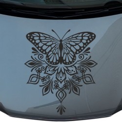 Aufkleber Auto Motorhaube Car Style Tuning Drache Tribal Dekor Rosen Blumen Schmetteringe Tattoo´s Fun Comic Flower Tiere