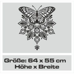 Aufkleber Auto Motorhaube Car Style Tuning Drache Tribal Dekor Rosen Blumen Schmetteringe Tattoo´s Fun Comic Flower Tiere