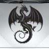 Aufkleber Auto Motorhaube Car Style Tuning Drache Tribal Dekor Rosen Blumen Schmetteringe Tattoo´s Fun Comic Flower Tiere