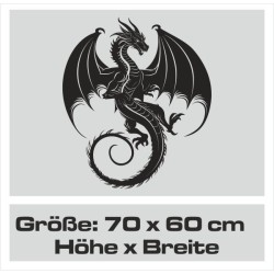 Aufkleber Auto Motorhaube Car Style Tuning Drache Tribal Dekor Rosen Blumen Schmetteringe Tattoo´s Fun Comic Flower Tiere