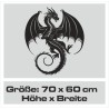 Aufkleber Auto Motorhaube Car Style Tuning Drache Tribal Dekor Rosen Blumen Schmetteringe Tattoo´s Fun Comic Flower Tiere