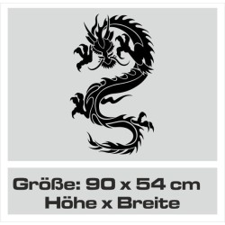 Aufkleber Auto Motorhaube Car Style Tuning Drache Tribal Dekor Rosen Blumen Schmetteringe Tattoo´s Fun Comic Flower Tiere