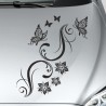Aufkleber Auto Motorhaube Car Style Tuning Drache Tribal Dekor Rosen Blumen Schmetteringe Tattoo´s Fun Comic Flower Tiere