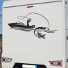 Aufkleber Wohnmobil Wohnwagen Reise Camping Auto Reisemobil Möwe Meer Kompass Globus Strand Palme Urlaub Spruch Familie Zuhause
