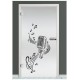 Glas Dekor Aufkleber Musik Music Swing Noten Tribal Tattoo Fenster, Lack & Glas