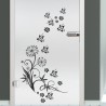 Aufkleber Glas Dekor Fenster Dusche Duschkabine Glas Tür Glastür Schaufenster Beschriftung Spa Wellness Meer Delphin Rose Wasser