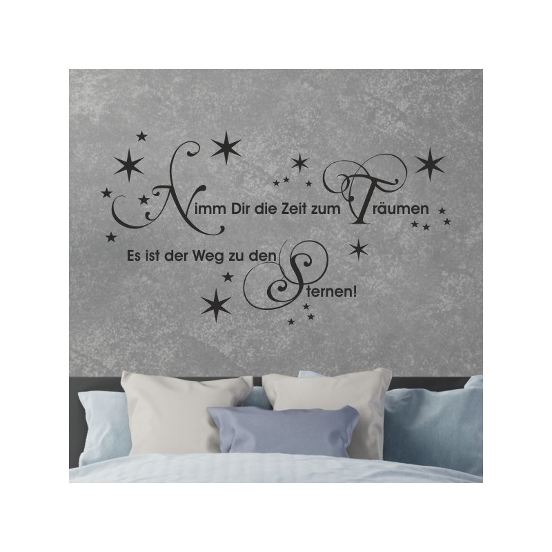 Wandaufkleber Wandtattoo Träume Dreams Traumfänger Feder Teufel Teufelchen Liebe Sex Leidenschaft Schriftzüge Feder Engel