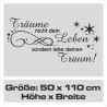 Wandaufkleber Wandtattoo Träume Dreams Traumfänger Feder Teufel Teufelchen Liebe Sex Leidenschaft Schriftzüge Feder Engel
