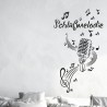 Wandaufkleber Wandtattoo Träume Dreams Traumfänger Feder Teufel Teufelchen Liebe Sex Leidenschaft Schriftzüge Feder Engel