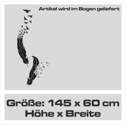 Wandaufkleber Wandtattoo Träume Dreams Traumfänger Feder Teufel Teufelchen Liebe Sex Leidenschaft Schriftzüge Feder Engel