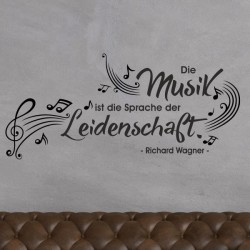 Wandaufkleber Wand Tattoo Aufkleber Musik Sound Rock Gitarre Bass DJ Totenkopf Noten Notenschlüssel Song Swing Pusteblume