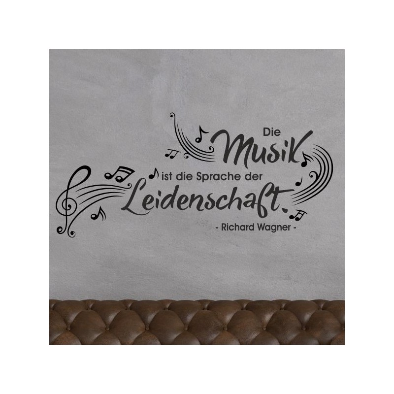 Wandaufkleber Wand Tattoo Aufkleber Musik Sound Rock Gitarre Bass DJ Totenkopf Noten Notenschlüssel Song Swing Pusteblume