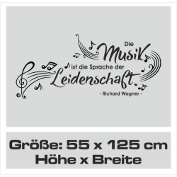 Wandaufkleber Wand Tattoo Aufkleber Musik Sound Rock Gitarre Bass DJ Totenkopf Noten Notenschlüssel Song Swing Pusteblume