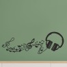 Wandaufkleber Wand Tattoo Aufkleber Musik Sound Rock Gitarre Bass DJ Totenkopf Noten Notenschlüssel Song Swing Pusteblume