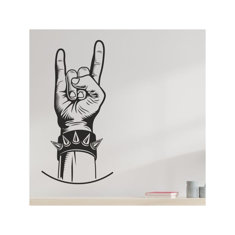 Wandaufkleber Wand Tattoo Aufkleber Musik Sound Rock Gitarre Bass DJ Totenkopf Noten Notenschlüssel Song Swing Pusteblume