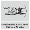 Wandaufkleber Wand Tattoo Aufkleber Musik Sound Rock Gitarre Bass DJ Totenkopf Noten Notenschlüssel Song Swing Pusteblume