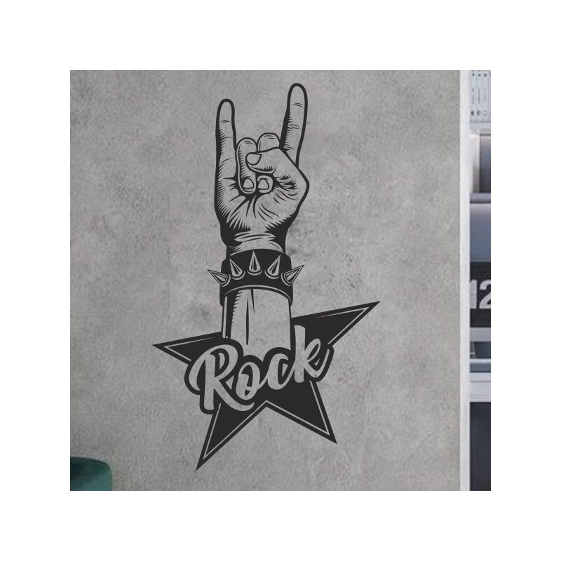 Wandaufkleber Wand Tattoo Aufkleber Musik Sound Rock Gitarre Bass DJ Totenkopf Noten Notenschlüssel Song Swing Pusteblume
