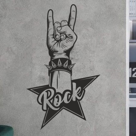 Wandaufkleber Wand Tattoo Aufkleber Musik Sound Rock Gitarre Bass DJ Totenkopf Noten Notenschlüssel Song Swing Pusteblume