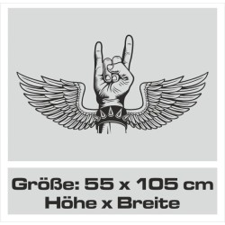 Wandaufkleber Wand Tattoo Aufkleber Musik Sound Rock Gitarre Bass DJ Totenkopf Noten Notenschlüssel Song Swing Pusteblume