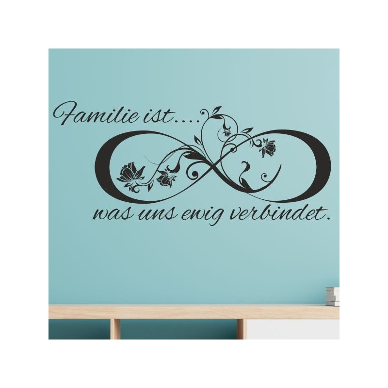 Wandaufkleber Wandtattoo Sprüche Yoga Sugar Skull Bulli Bus Familie Endlosschleife Mandala Buddha Drache Liebe Faultier