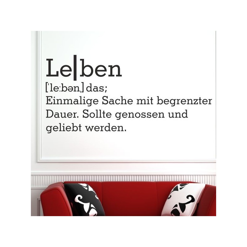 Wandaufkleber Wandtattoo Sprüche Yoga Sugar Skull Bulli Bus Familie Endlosschleife Mandala Buddha Drache Liebe Faultier