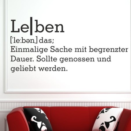 Wandaufkleber Wandtattoo Sprüche Yoga Sugar Skull Bulli Bus Familie Endlosschleife Mandala Buddha Drache Liebe Faultier