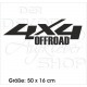 4x4 Aufkleber Offroad Allrad Tuning Sticker
