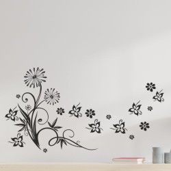 Wandaufkleber Wandtattoo Sprüche Yoga Sugar Skull Bulli Bus Familie Endlosschleife Mandala Buddha Drache Liebe Faultier