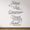 Wandaufkleber Wandtattoo Sprüche Yoga Sugar Skull Bulli Bus Familie Endlosschleife Mandala Buddha Drache Liebe Faultier