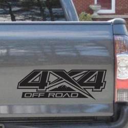 Aufkleber Auto Offroad 4x4 Safari Gelände Allrad Landschaft Hirsch Bär Off Road Safari Berge Krokodil extreme Pick Up