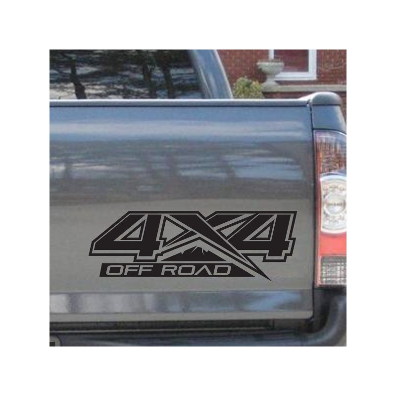 Aufkleber Auto Offroad 4x4 Safari Gelände Allrad Landschaft Hirsch Bär Off Road Safari Berge Krokodil extreme Pick Up