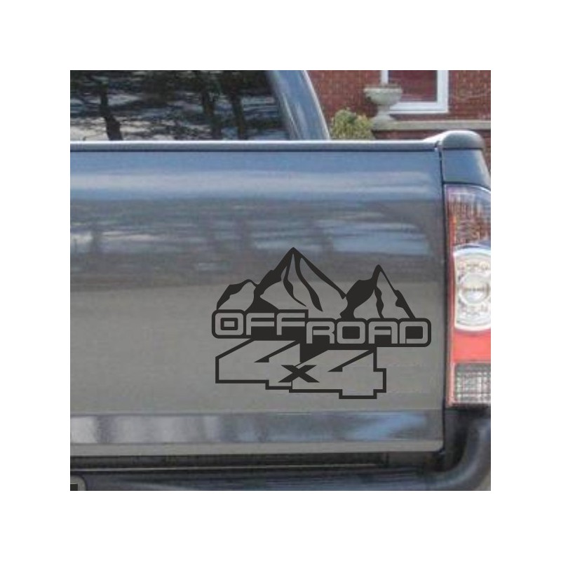 Aufkleber Auto Offroad 4x4 Safari Gelände Allrad Landschaft Hirsch Bär Off Road Safari Berge Krokodil extreme Pick Up