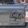 Aufkleber Auto Offroad 4x4 Safari Gelände Allrad Landschaft Hirsch Bär Off Road Safari Berge Krokodil extreme Pick Up