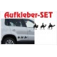 Offroad Motive Aufkleber SET 4x4 Safari Gelände Ägypten Savanne Afrika Kamele Kamel Reiter