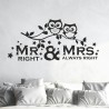 Wandaufkleber Aufkleber Wand Wandtattoo Mann & Frau Mr. & Mrs. Liebe King & Queen Partner Design Leidenschaft Pärchen Paare Ehe