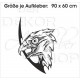 Offroad Motive Aufkleber SET 4x4 Safari Gelände Land Adler Vogel Tattoo Tribal