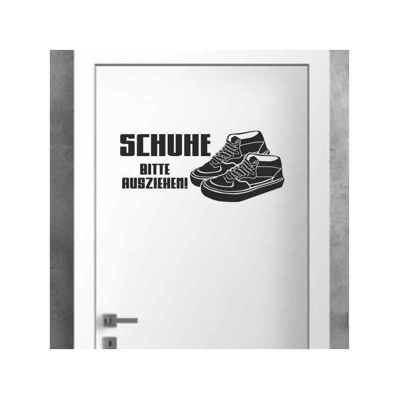 Wandaufkleber Wandtattoo Schuhe Shoe´s Pumps Stiefel Chucks High Heel´s Turnschuhe Sandalen Over-Knee´s Schnürrschuhe Stieflette