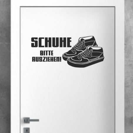 Wandaufkleber Wandtattoo Schuhe Shoe´s Pumps Stiefel Chucks High Heel´s Turnschuhe Sandalen Over-Knee´s Schnürrschuhe Stieflette