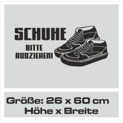 Wandaufkleber Wandtattoo Schuhe Shoe´s Pumps Stiefel Chucks High Heel´s Turnschuhe Sandalen Over-Knee´s Schnürrschuhe Stieflette