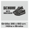 Wandaufkleber Wandtattoo Schuhe Shoe´s Pumps Stiefel Chucks High Heel´s Turnschuhe Sandalen Over-Knee´s Schnürrschuhe Stieflette