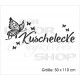 Wohnzimmer Kuschelecke Kuscheln Love Schriftzug  Aufkleber Dekor Wandtattoo Wandaufkleber